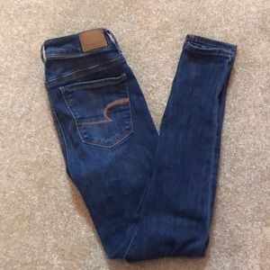 American Eagle high rise skinny jean jegging
